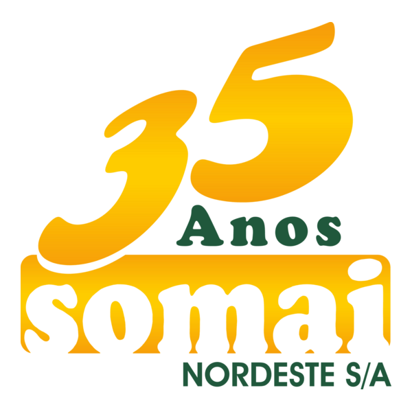 35 anos Somai Nordeste S/A Logo PNG Vector