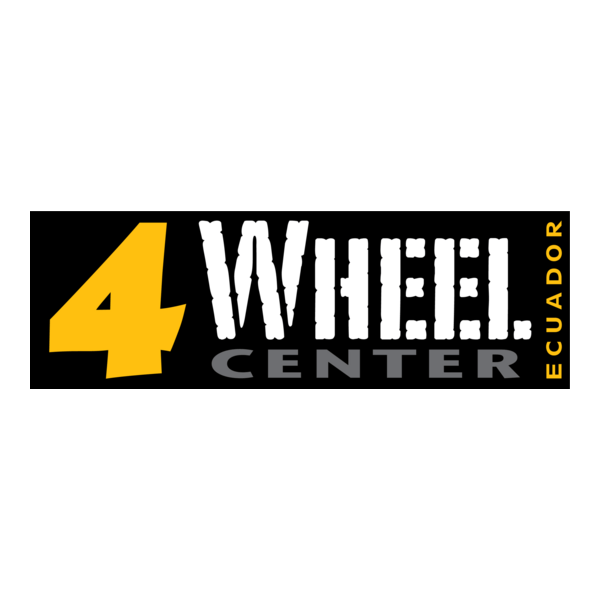 4 Wheel Center Logo PNG Vector
