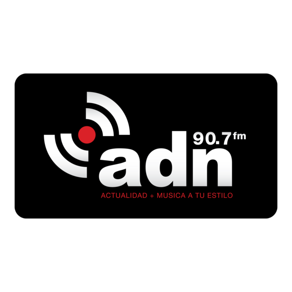 ADN 90.7 FM Logo PNG Vector