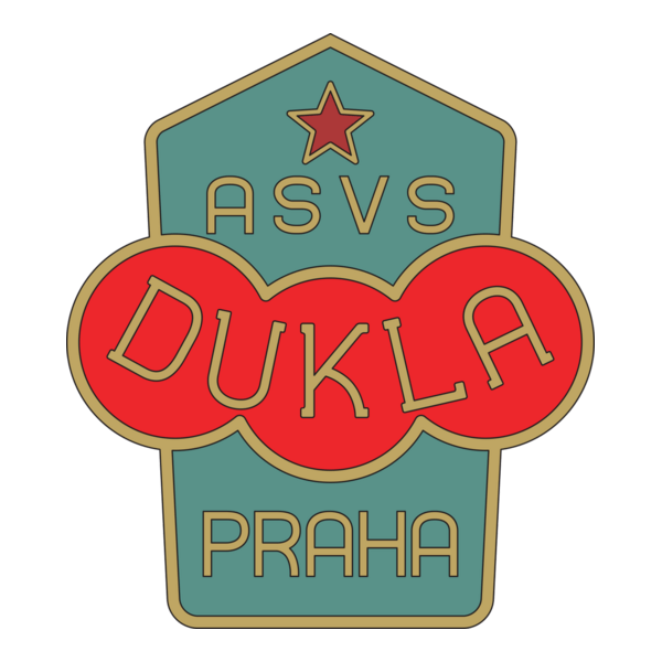 ASVS Dukla Praha 60's - 70's Logo PNG Vector