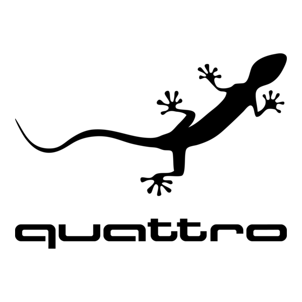 Audi Quattro Gecko Logo PNG Vector