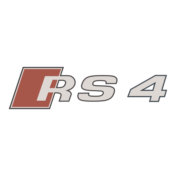 Audi RS4 Logo PNG Vector