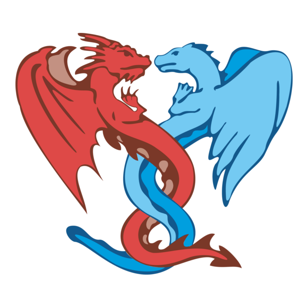 Axe Fusion Dragons Logo PNG Vector