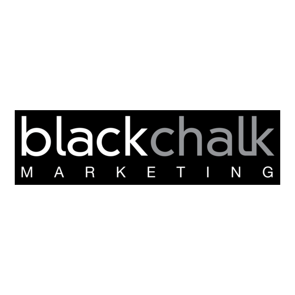 Black Chalk Marketing Logo PNG Vector