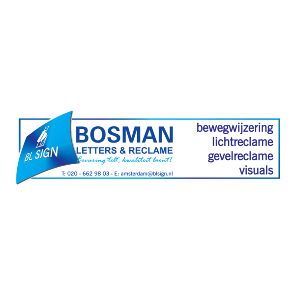 Bosman Letters & Reclame Logo PNG Vector