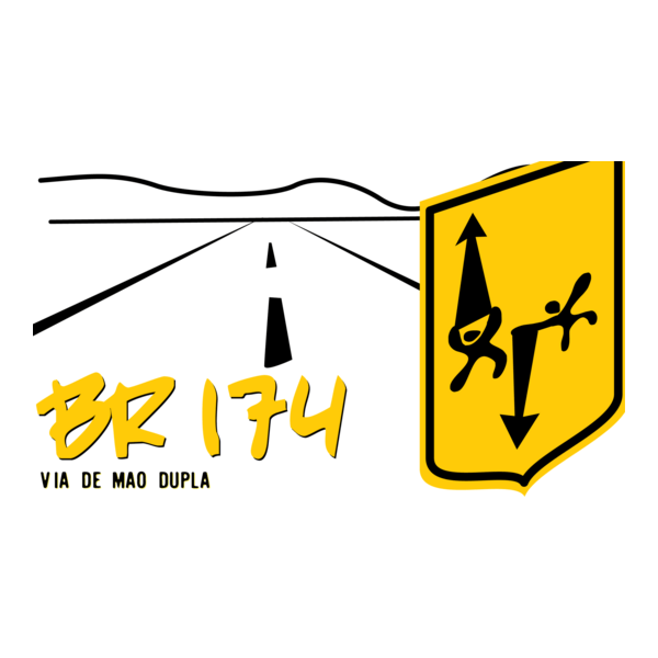 BR 174 - Via de Mão Dupla Logo PNG Vector