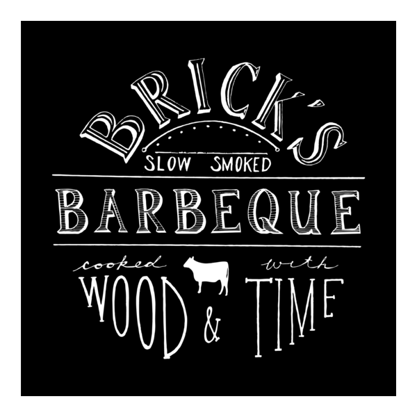 Brick's BBQ Logo PNG Vector