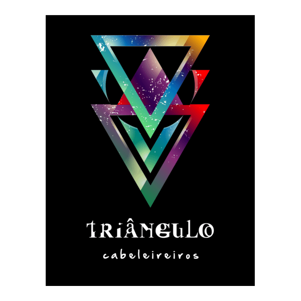 Cabeleireiro Triângulo Logo PNG Vector