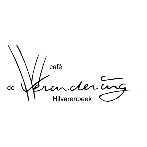 Cafe de Verandering Logo PNG Vector