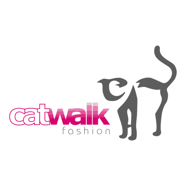 catwalk fashion Logo PNG Vector