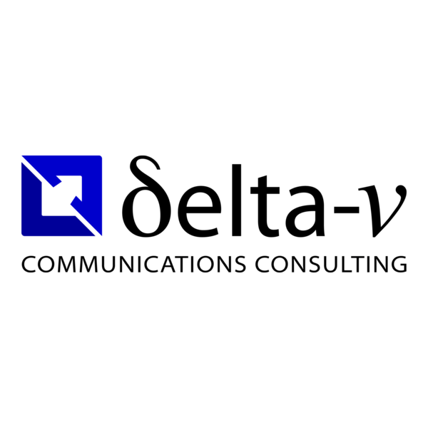 Delta-v Communications Consulting Logo PNG Vector