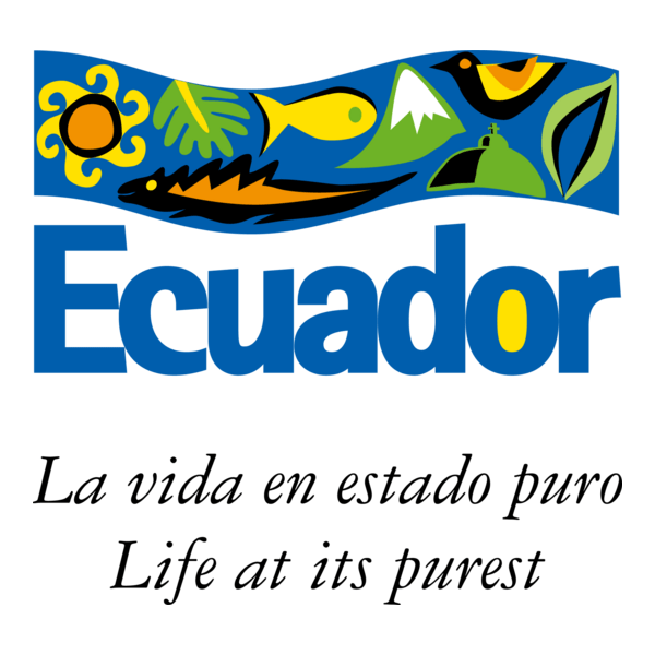 Ecuador la vida en estado puro Logo PNG Vector