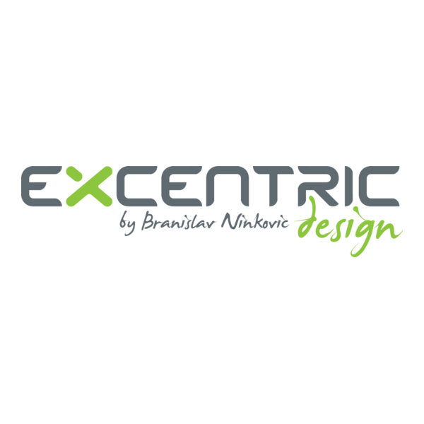 Excentric Design Logo PNG Vector