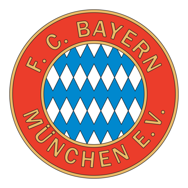 FC Bayern Munchen E.V. 1970's Logo PNG Vector
