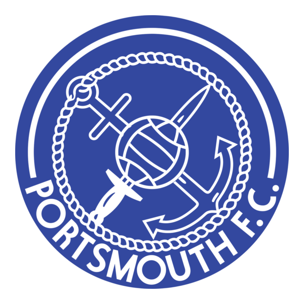FC Portsmouth 1980's Logo PNG Vector