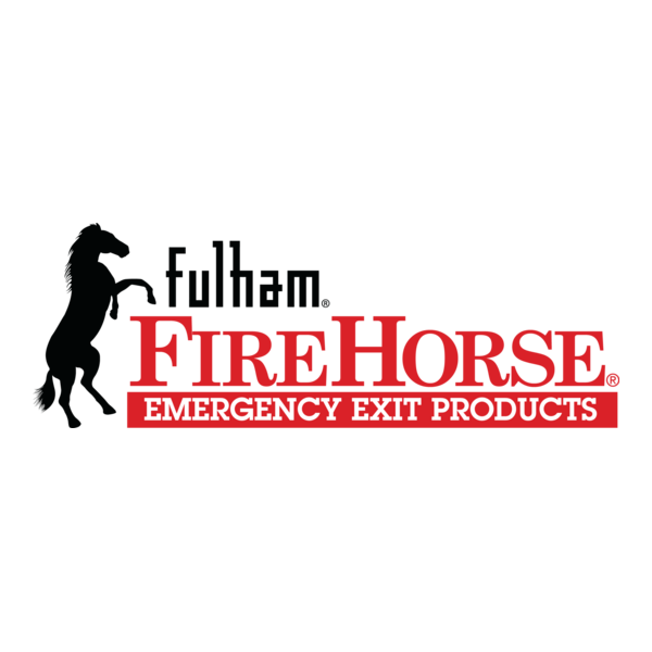 Fulham® FireHorse® Emergency Exit Products Logo PNG Vector