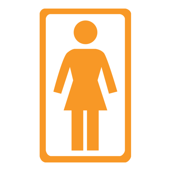 Girl Skateboard Logo PNG Vector