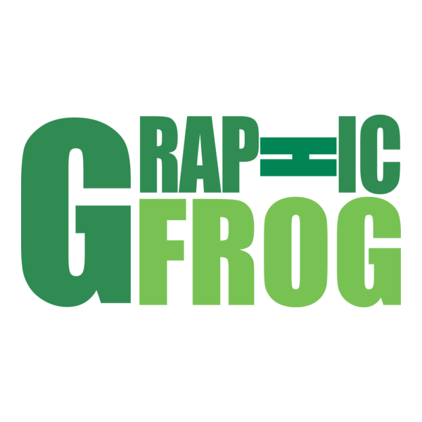 Graphic Frog Logo PNG Vector