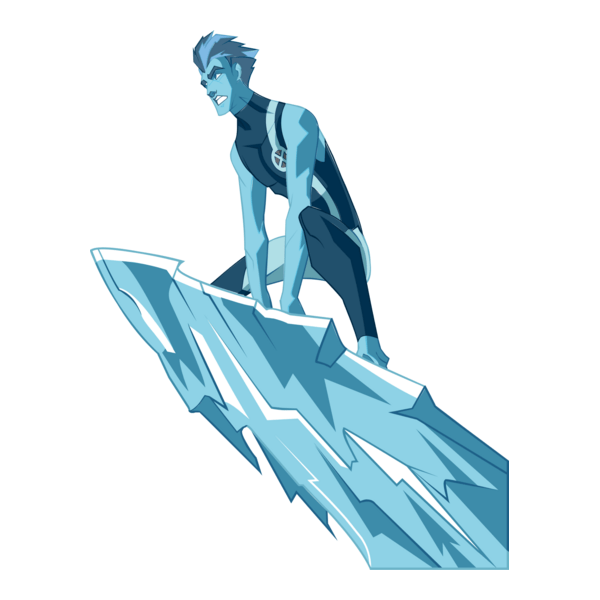 Ice Man Logo PNG Vector