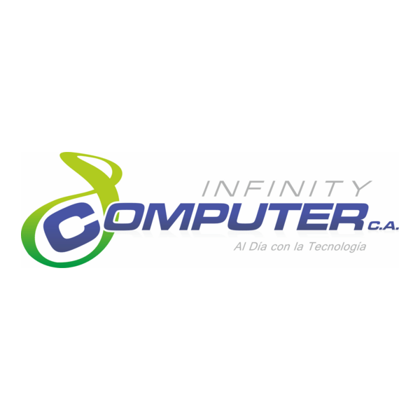 Infinity Computer Logo PNG Vector
