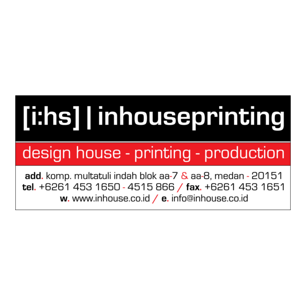 Inhouse Printing Logo PNG Vector