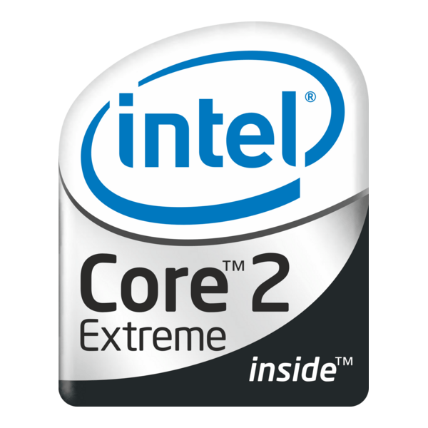 Intel Core 2 Extreme Logo PNG Vector