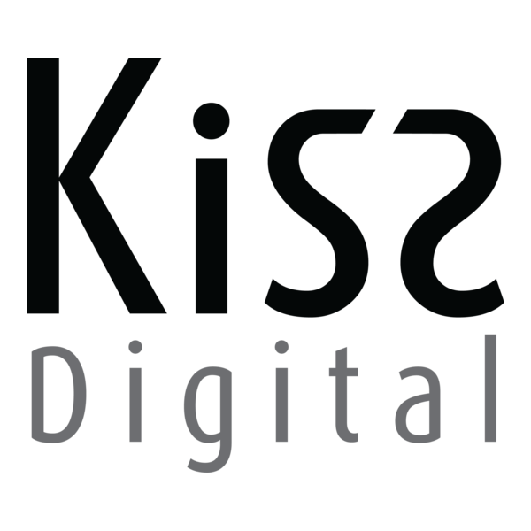 Kiss Digital Logo PNG Vector