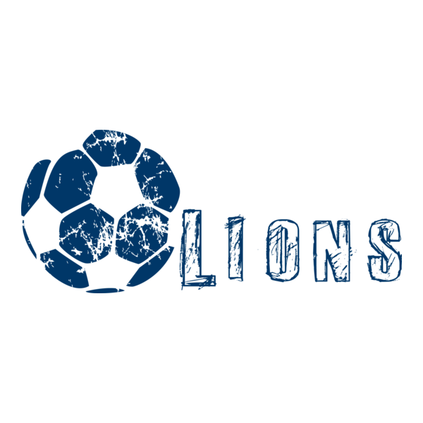 Lions Soccer Logo PNG Vector