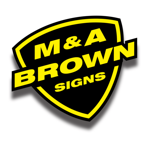 M & A Brown Signs Logo PNG Vector