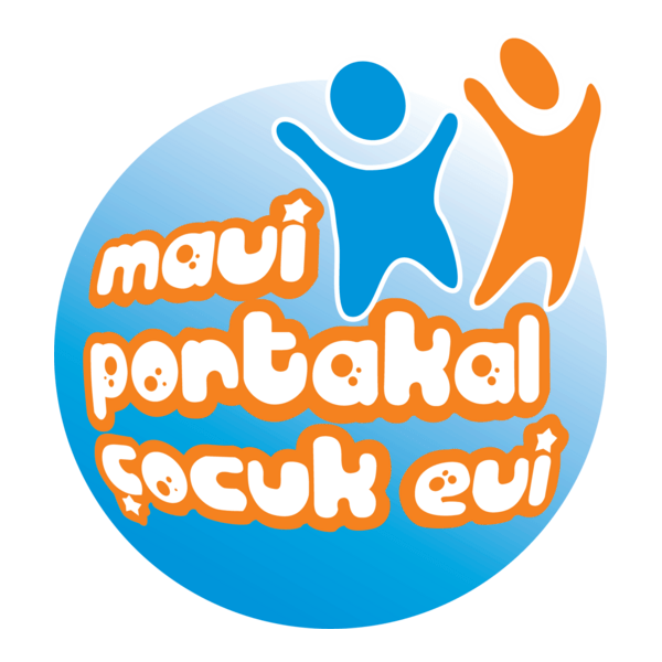 mavi portakal çocuk evi Logo PNG Vector