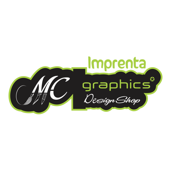 MC Graphics Design Shop Logo PNG Vector