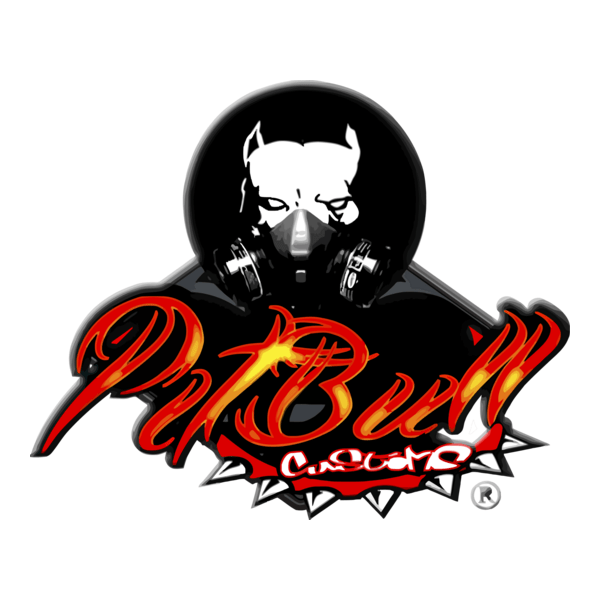 Pitbull Customs Cars Logo PNG Vector