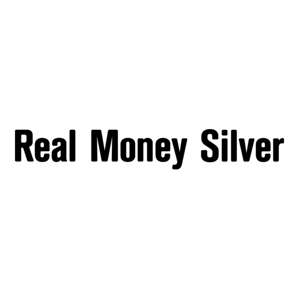 Real Money Silver Logo PNG Vector