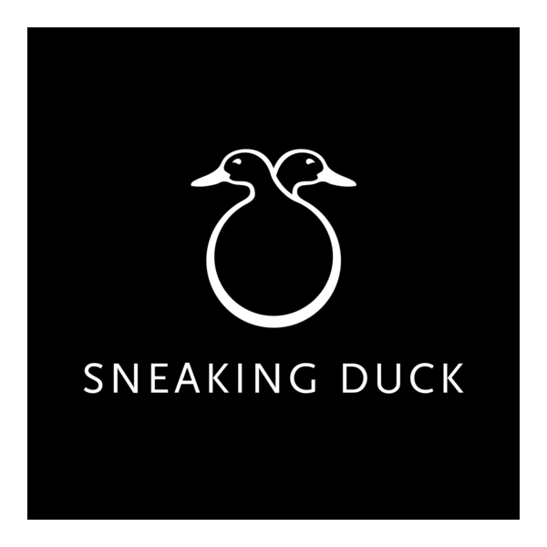 Sneaking Duck Logo PNG Vector