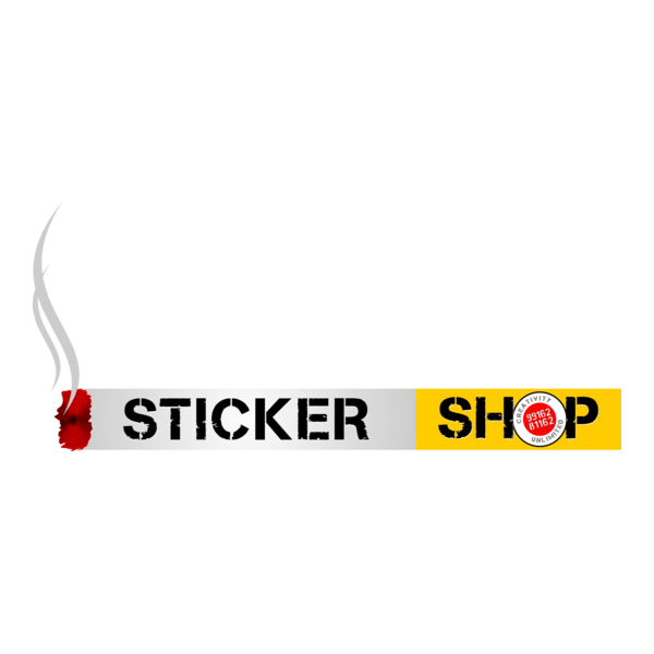Sticker Shop Logo PNG Vector