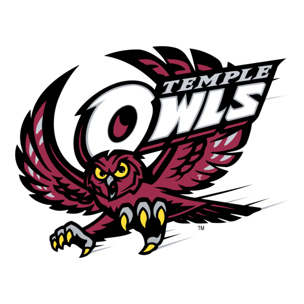 Temple Owls Logo PNG Vector