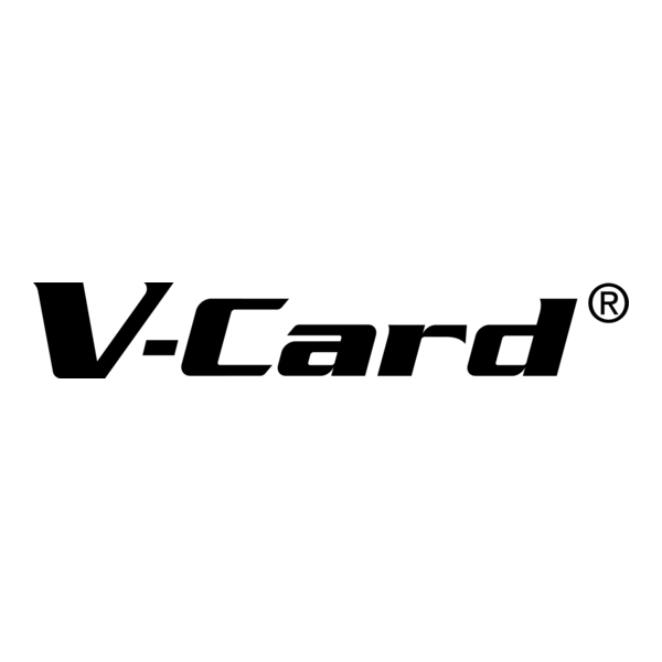 V-Card Logo PNG Vector