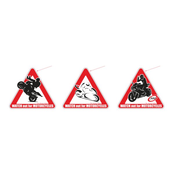 Watch out for motorcycles Logo PNG Vector