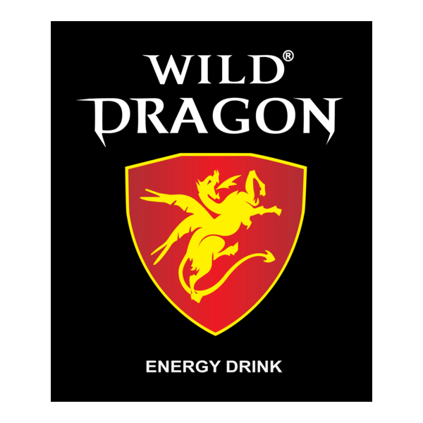 Wild Dragon Energy Drink Logo PNG Vector