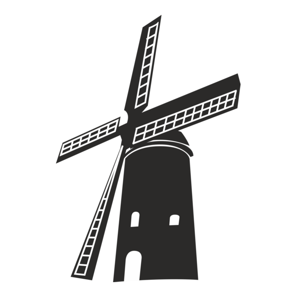 Windmill Logo PNG Vector