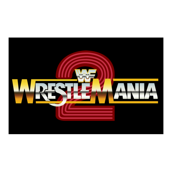 WrestleMania 2 Logo PNG Vector