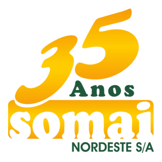 35 anos Somai Nordeste S/A Logo PNG Vector