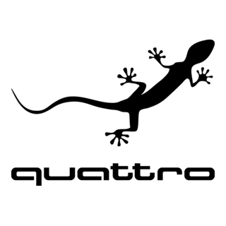 Audi Quattro Gecko Logo PNG Vector