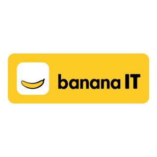 Banana IT Logo PNG Vector
