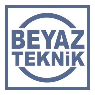 Beyaz Teknik Logo PNG Vector