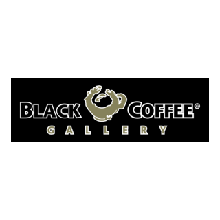 Black Coffee Gallery Logo PNG Vector