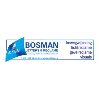 Bosman Letters & Reclame Logo PNG Vector