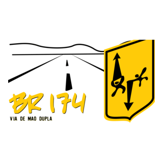 BR 174 - Via de Mão Dupla Logo PNG Vector
