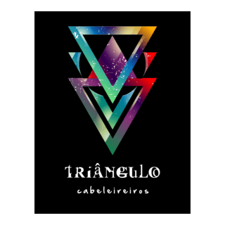Cabeleireiro Triângulo Logo PNG Vector