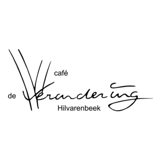 Cafe de Verandering Logo PNG Vector